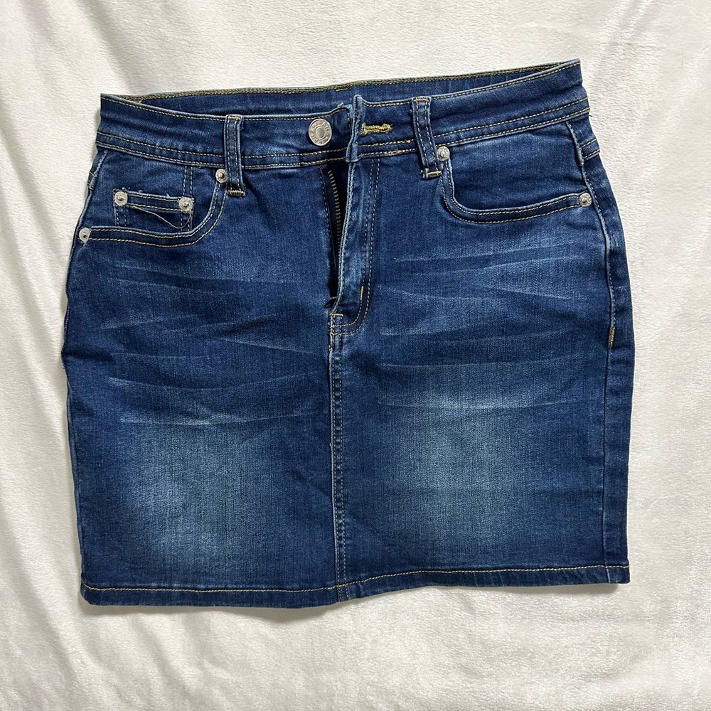 Cute Denim Mini Skirt